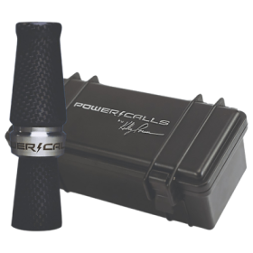 Power Calls Torque CTI Double Reed Duck Call Carbon/Titanium Tone Board