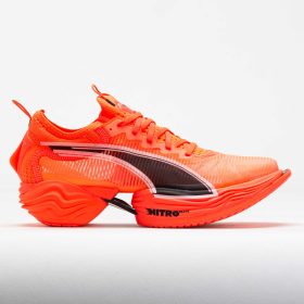 Puma Fast-R NITRO Elite 2 Men's Running Shoes Glowing Red/Puma Black Size 12 Width D - Medium