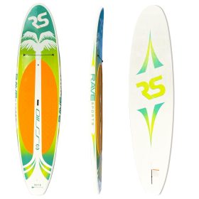 RAVE Sports Shoreline Palm Series SS110 SUP Stand-Up Paddleboard - Kiwi Palm