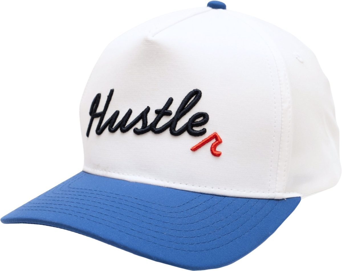 REDVANLY Hustler 5 Panel Men's Golf Hat - White, Size: One Size