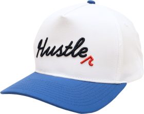 REDVANLY Hustler 5 Panel Men's Golf Hat - White, Size: One Size