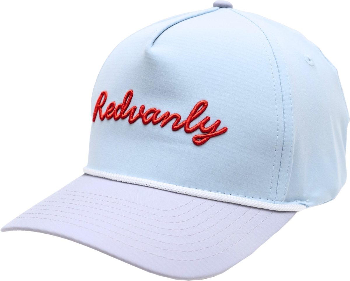 REDVANLY Script 5 Panel Golf Hat - Blue
