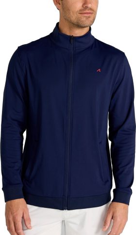 REDVANLY Wilder Men's Golf Jacket - Blue, Size: Small