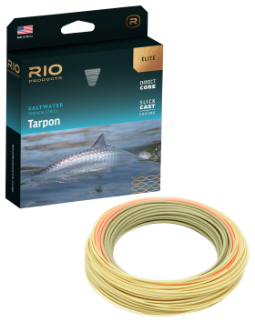 RIO Elite Tarpon Fly Line - Sea Grass/Orange/Sand - 11