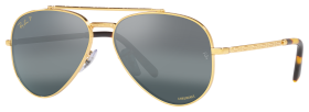 Ray-Ban New Aviator RB3625 Chromance Glass Polarized Sunglasses