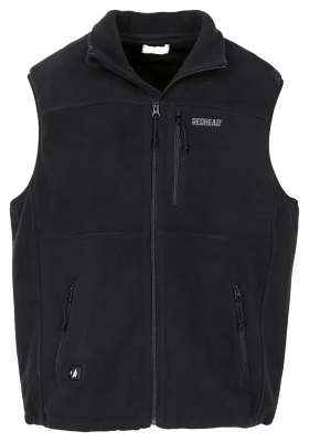 RedHead 5V Battery Heated Fleece Vest for Men - Black - M