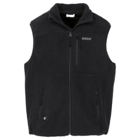 RedHead 5V Battery Heated Fleece Vest for Men - Black - XL
