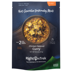 RightOn Trek Chicken Coconut Curry Meal