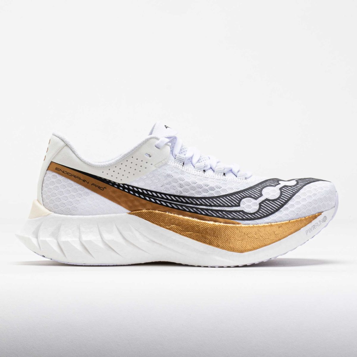 Saucony Endorphin Pro 4 Men's Running Shoes White/Gold Size 9.5 Width D - Medium