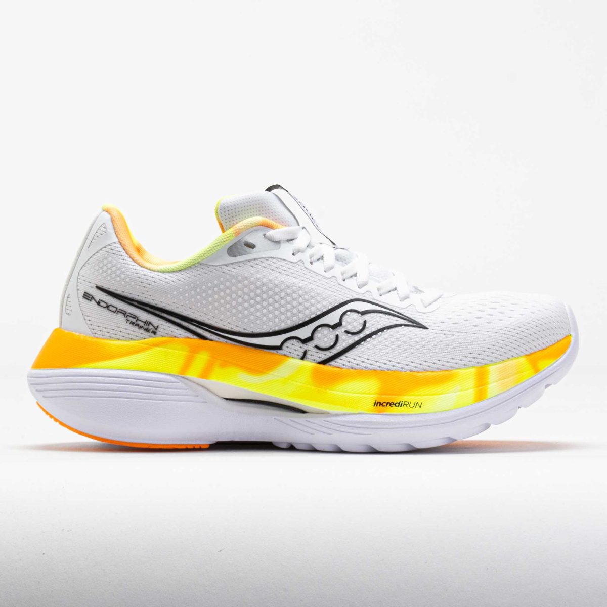 Saucony Endorphin Trainer Men's Running Shoes White/Black Size 9.5 Width D - Medium
