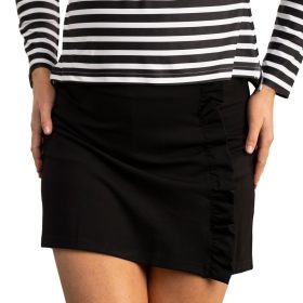 Smith and Quinn Womens Blaire 16 Inch Golf Skort - Black, Size: X-Large
