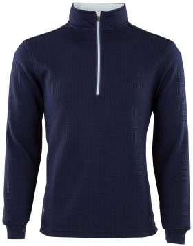 Straight Down Optic Quarter-Zip Men's Golf Pullover - Blue, Size: XXXL