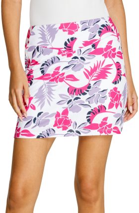 Tail Activewear Womens Nadja 17 Inch Golf Skort - White, Size: Large