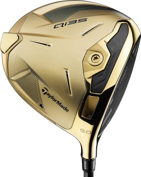 TaylorMade Qi35 Designer Series Precious Metals Gold Driver - LEFT - DIAMANA T+60 6S - 9.0 - Golf Clubs