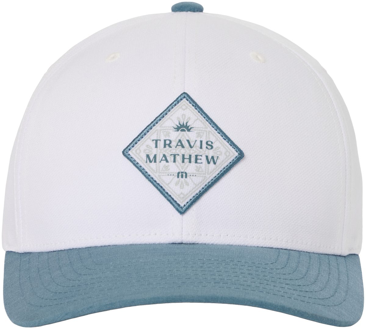 TravisMathew Base Fare Snapback Men's Golf Hat - White