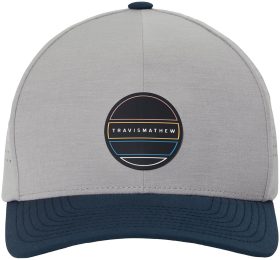 TravisMathew Epic Quest Snapback Men's Golf Hat - Grey