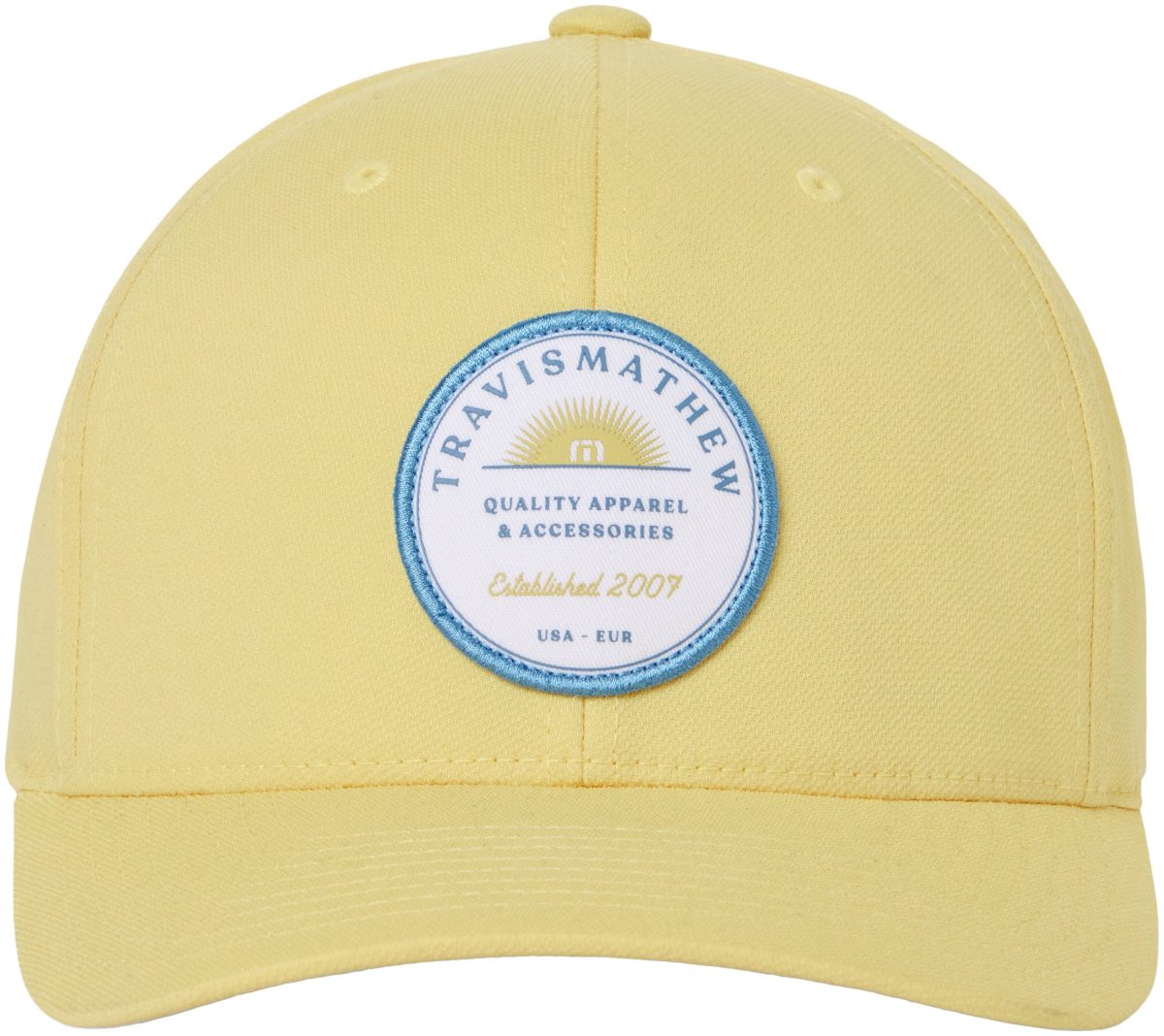 TravisMathew Ferry Flight Snapback Men's Golf Hat - Yellow