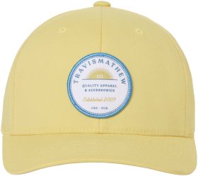 TravisMathew Ferry Flight Snapback Men's Golf Hat - Yellow