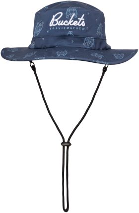 TravisMathew First Edition Men's Golf Bucket Hat - Blue