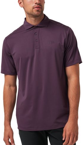 TravisMathew Heater Pro Men's Golf Polo - Purple, Size: Large