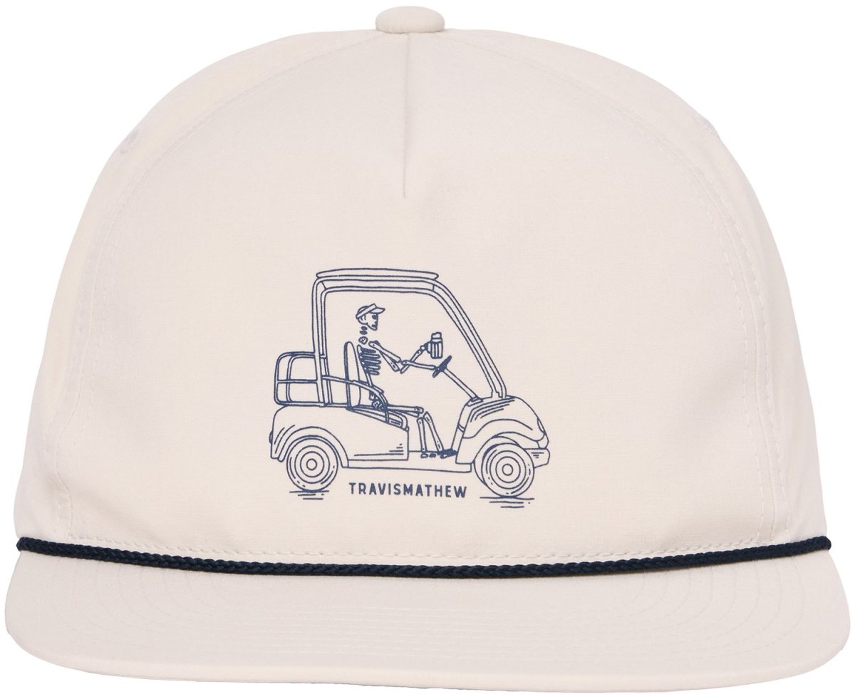 TravisMathew Lost Mapes Snapback Men's Golf Hat - Grey