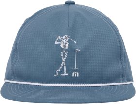 TravisMathew Lost Swing Snapback Men's Golf Hat - Blue