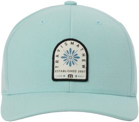 TravisMathew Loyalty Points Snapback Men's Golf Hat - Green