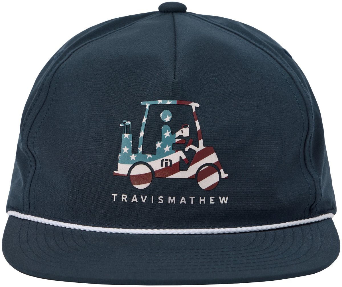 TravisMathew View From Above Snapback Men's Golf Hat - Blue