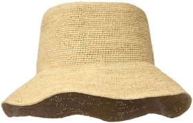 TravisMathew Womens Kepler Raffia Golf Hat - Khaki