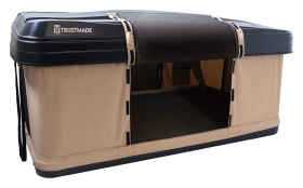 Trustmade Nomad Hard-Shell Rooftop Tent - Black/Beige