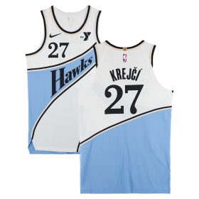Vit Krejci Atlanta Hawks Game-Used #27 White Nike City Edition Jersey vs. Minnesota Timberwolves on December 23, 2025 - Size 48+4
