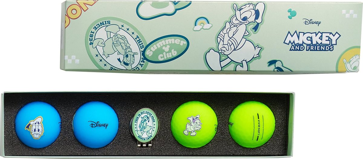 Volvik Vivid Soft Disney Golf Ball Gift Set 2025 - Donald Duck
