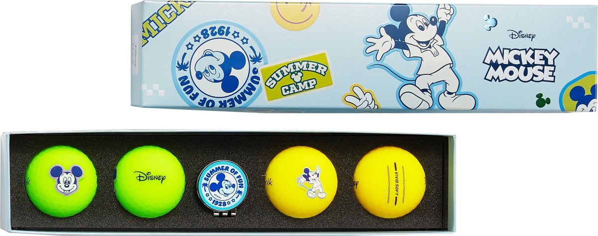 Volvik Vivid Soft Disney Golf Ball Gift Set 2025 - Mickey Mouse