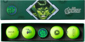 Volvik Vivid Soft Marvel Golf Ball Gift Set 2025 - Hulk