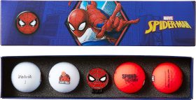 Volvik Vivid Soft Marvel Golf Ball Gift Set 2025 - Spider-Man