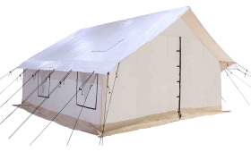 White Duck Outdoors Alpha 14'x16' Fire- and Water-Repellent Wall Tent