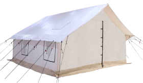 White Duck Outdoors Alpha 14'x16' Water Repellent Wall Tent