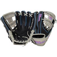 Wilson A1000 DP15 11.5" Baseball Glove - Black/Grey/Blue - 2025 Model Size 11.5 in
