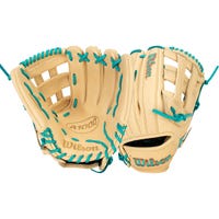 Wilson A1000 DW5 12" Baseball Glove - Blonde/Teal - 2025 Model Size 12 in