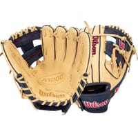 Wilson A1000 PF11 11" Baseball Glove - Blonde/Navy/Red - 2025 Model Size 11 in