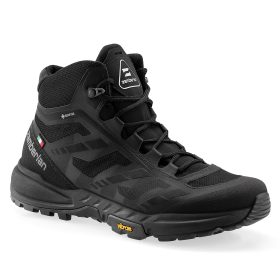 Zamberlan 219 Anabasis GTX Waterproof Mid Hiking Boots for Men - Black - 11.5M