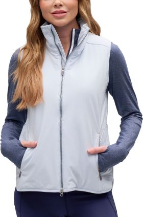 Zero Restriction Womens Saige Golf Vest - Blue, Size: Large