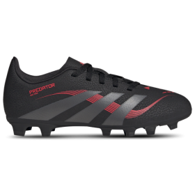 adidas Boys adidas Predator Club FG/MG - Boys' Grade School Soccer Shoes Grey/Black/Lucid Red Size 1.0