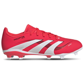 adidas Boys adidas Predator League FG/MG - Boys' Grade School Soccer Shoes White/Black/Lucid Red Size 1.0