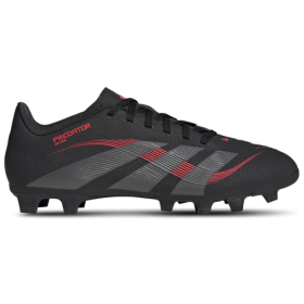 adidas Mens adidas Predator Club FG/MG - Mens Soccer Shoes Black/Lucid Red/Grey Size 10.0