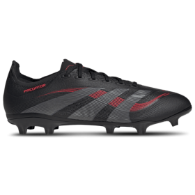 adidas Mens adidas Predator League FG - Mens Soccer Shoes Grey/Black/Lucid Red Size 10.0