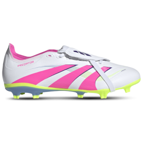 adidas Mens adidas Predator League Folded Tongue FG/MG - Mens Soccer Shoes Lucid Pink/White/Lucid Lemon Size 10.0
