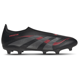 adidas Mens adidas Predator League Laceless FG - Mens Soccer Shoes Lucid Red/Black/Grey Size 10.0