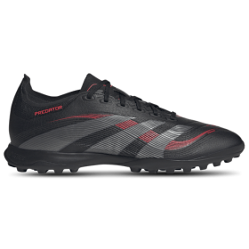 adidas Mens adidas Predator League Turf - Mens Soccer Shoes Grey/Lucid Red/Black Size 10.0