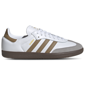 adidas Originals Mens adidas Originals Samba OG - Mens Shoes Footwear White/Brown Desert/Clear Granite Size 10.0